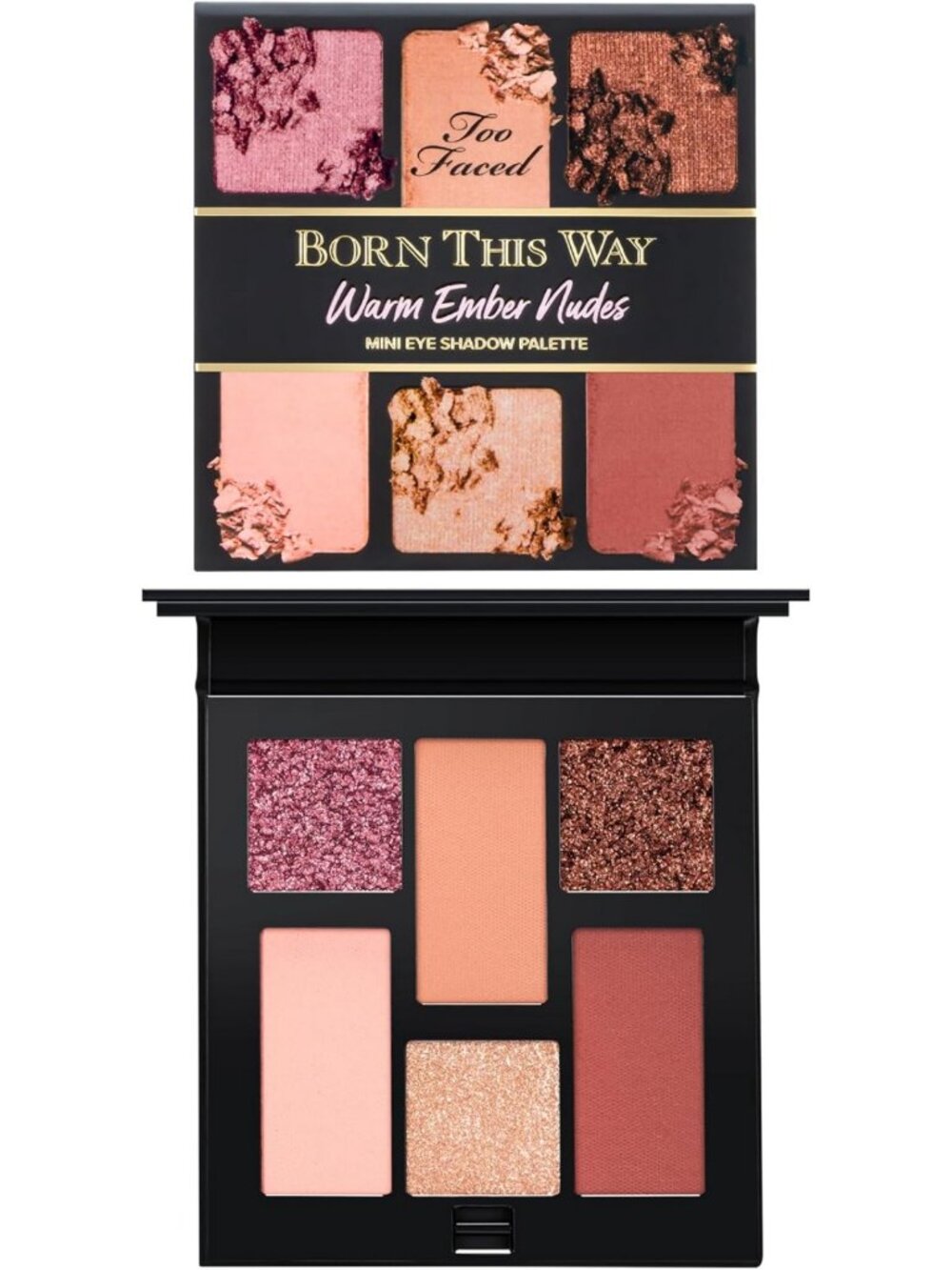 Natural Nudes Mini Eyeshadow Palette | Creamy High Pigment Matte & Shimmer